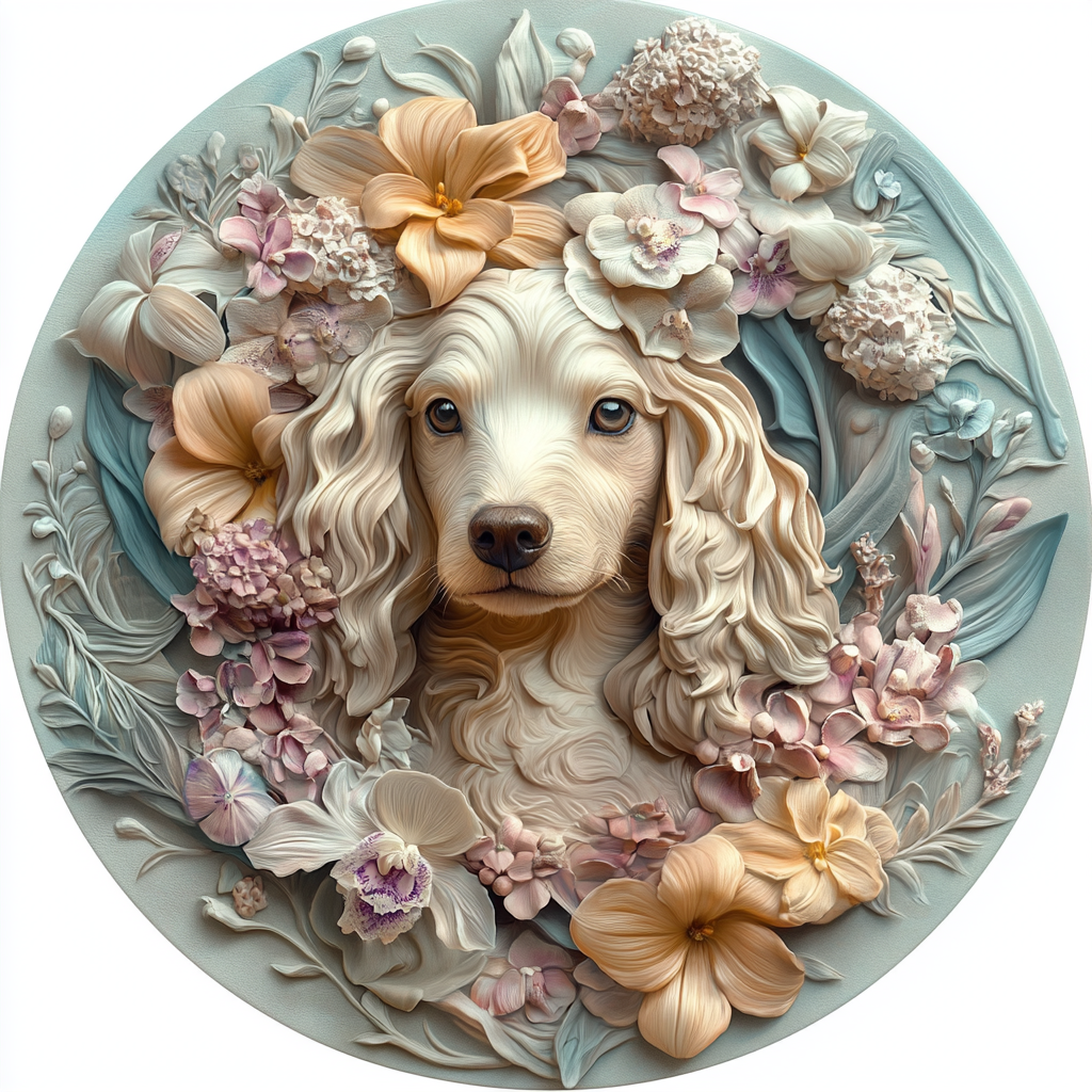Customizable Long-Haired Shepherd Dog Memorial | Durable Waterproof Pet Souvenir Tombstone - Premium Quality Pet Tribute Artwork