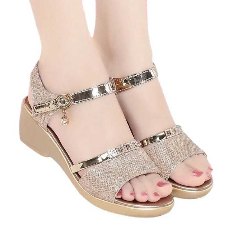 High Quality Summer Platform Sandals The New Roman Wedges Shoes for Women Sandals Fashion Heels Women High Quality High Heels T241227