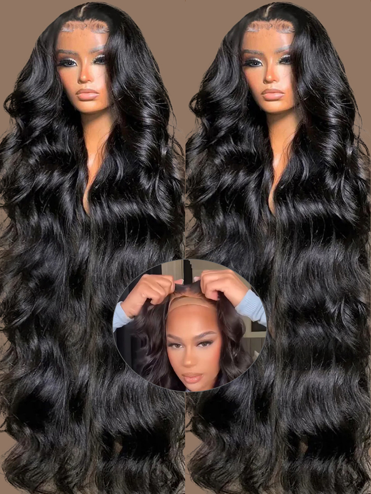 250 Density 7X5 13X4 Glueless Wig Human Hair Ready To Wear Go Preplucked Brazilian13x6 Body Wave Hd Lace Frontal Wigs For Women