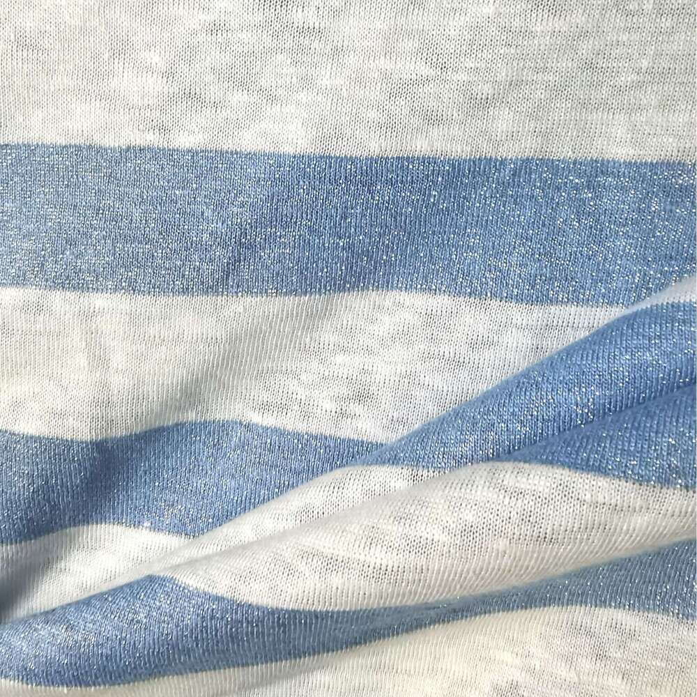 Lightweight 14s cotton en wide strip single-sided knitted casual wear T-shirt vest Hangzhou women's clothing fabric