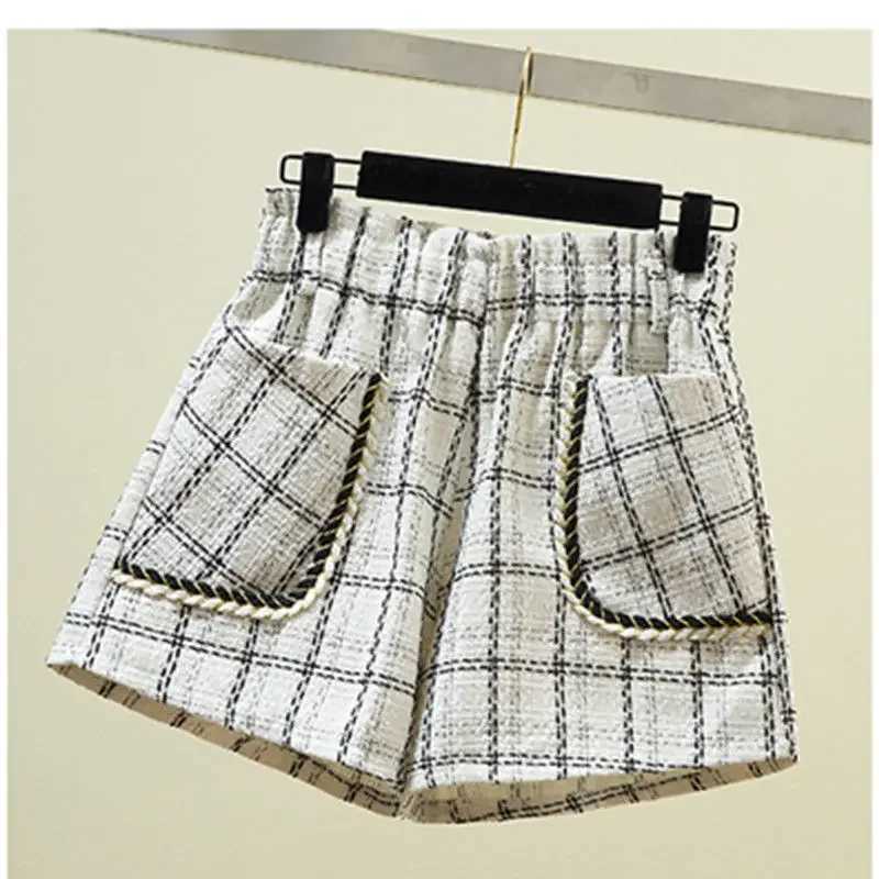 Kids Shorts Girls Tweed Shorts Small Style Casual Pants Kids Clothes Girls Cute Shorts Baby Pants W241227