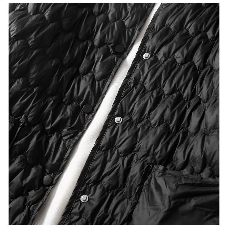 Autumn Winter Women Clothing Lightweight Quilted Jackets Warm Parkas Singlebreasted Long Sleeve Windproof Short Outerwear Loose 241226
