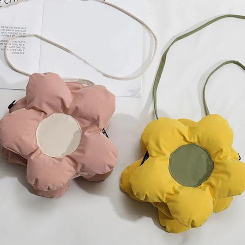 Sunflower Small Bag Fashion Cute Flower Shoulder Crossbody 241225