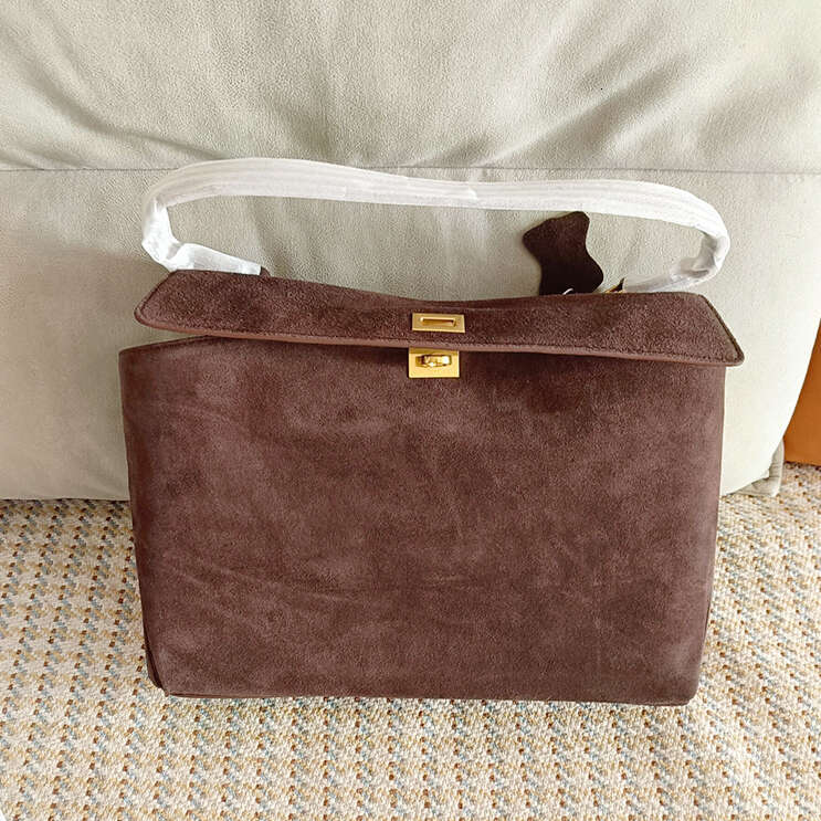 Women's Bags Handbag Momei Real Cow Suede Leather Large Capacity Women Tote Fashion Shoulder Bags