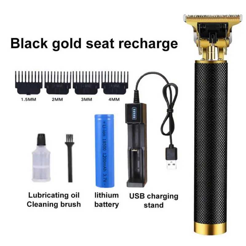 New In T9 Professional Hair Trimmer For Men Beard Trimmer Electric Hair Clipper Lithium Hair Cutting Machine Mens Shaver W241227