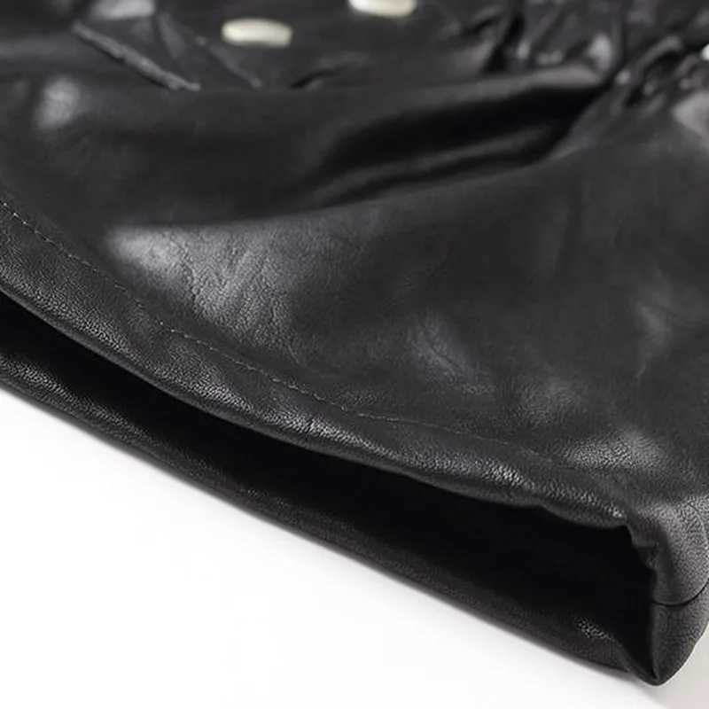 2021 New autumn winter Kids faux leather Shorts pants For Girls baby Princess pants Children 6 8 10 12 years W241227