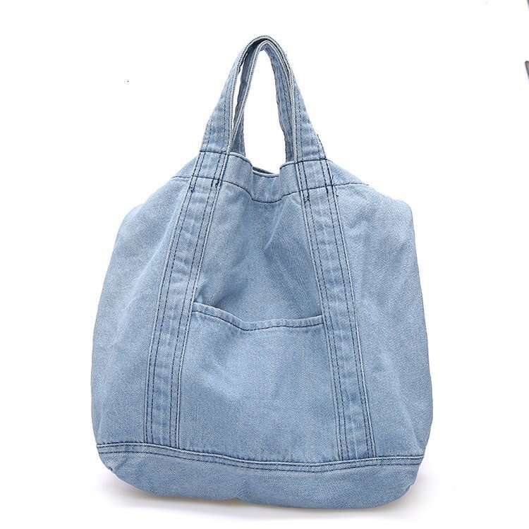 Wholesale Denim New Large Capacity Single Shoulder Shopping Crossbody Bag, Korean Version Fashion And Artistic Fabric