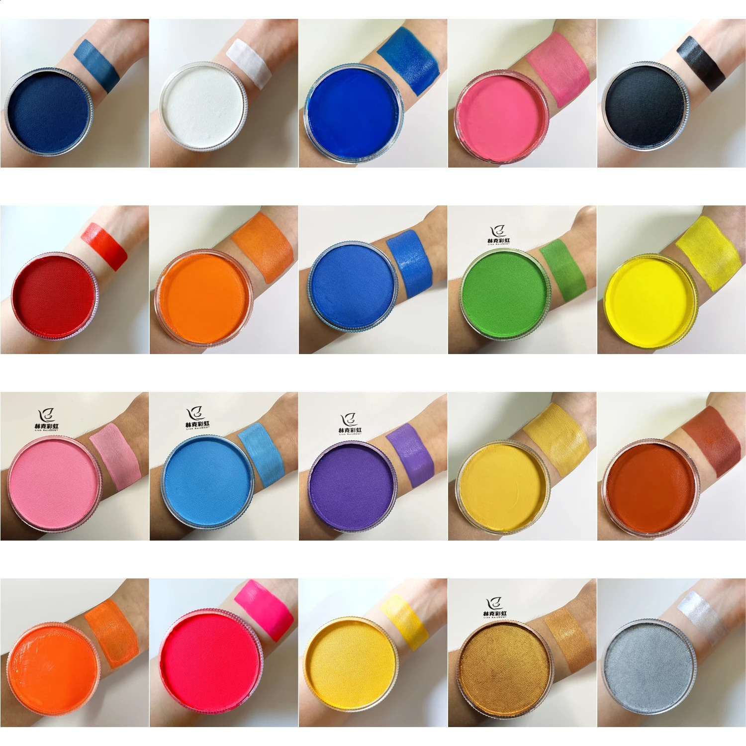 30g Face Paint Professional matterUV Colors Water Based Makeup Eyeliner Neon Body Art 241224