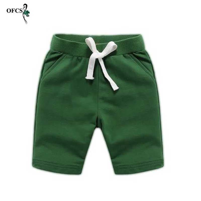 Hot Sale Baby Clothing Boys High Quality Colorful Shorts Summer Fashion Cotton Trousers Kids Solid Beach Shorts Childrens Pants W241227