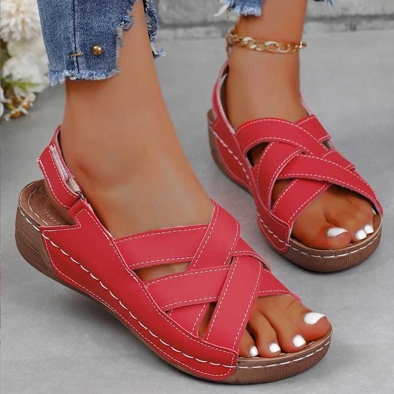 High Quality Summer Shoes Women Sandals Platform Women Shoe Retro Walking Shoes Comfortable Sandals Woman Casual Footwear Female Women Sandal T241227