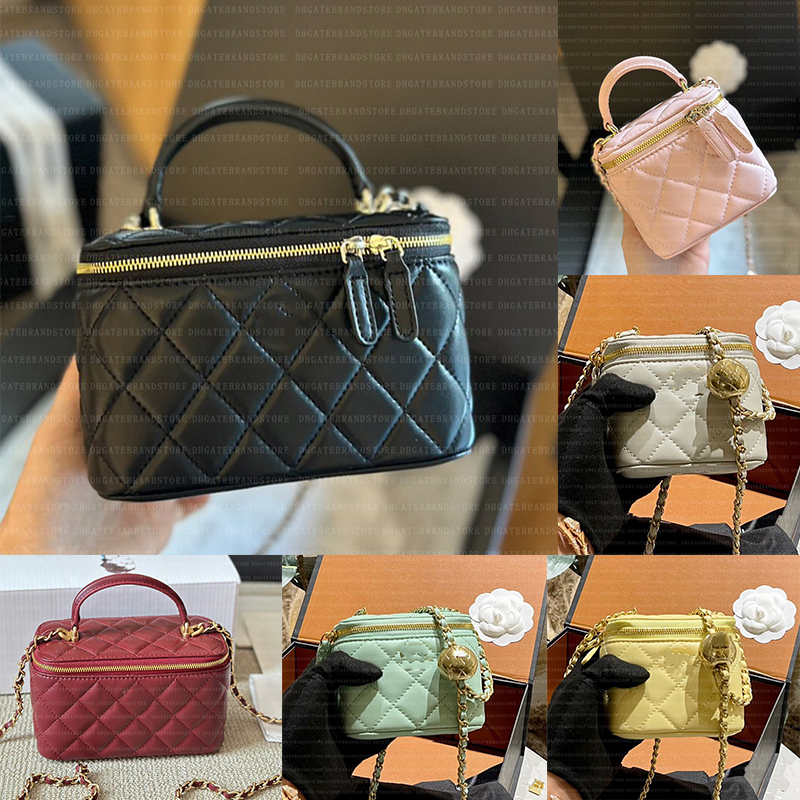 Designer Saddles Bag Women's Shoulder Handbag High-end Wallet Fashion Luxury Crossbody 24P Pearl Handle Makeup Case Bag