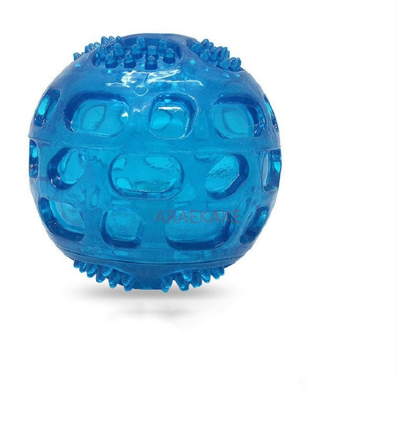 Dog toy ball for relieving boredom, teeth grinding, bite resistance, puzzle solving, voice training, pet toy for dogs