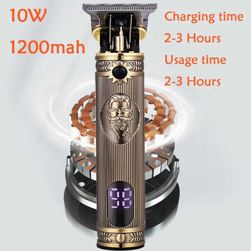 T9 Cordless Electric Hairber Shaver Hair Trimer Home Appliances Travel Barber Razors Shaving Machine for Men Trimmer Man W241227