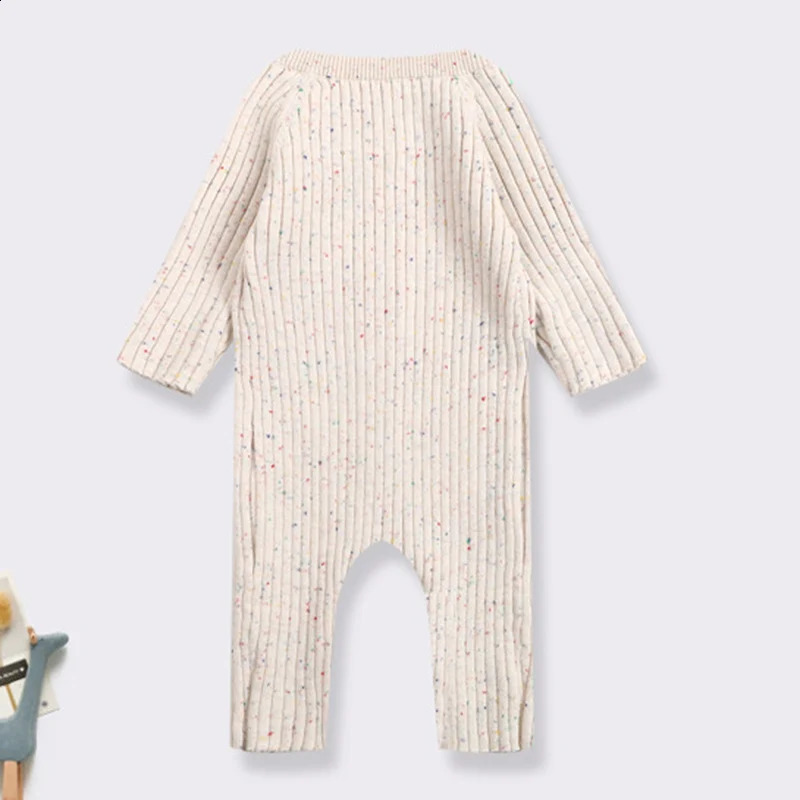Autumn Infant Baby Girls Boys Knitted Jumpsuit Toddler Baby Girl Boys Long Sleeved Knitting Romper Children Clothes 241226