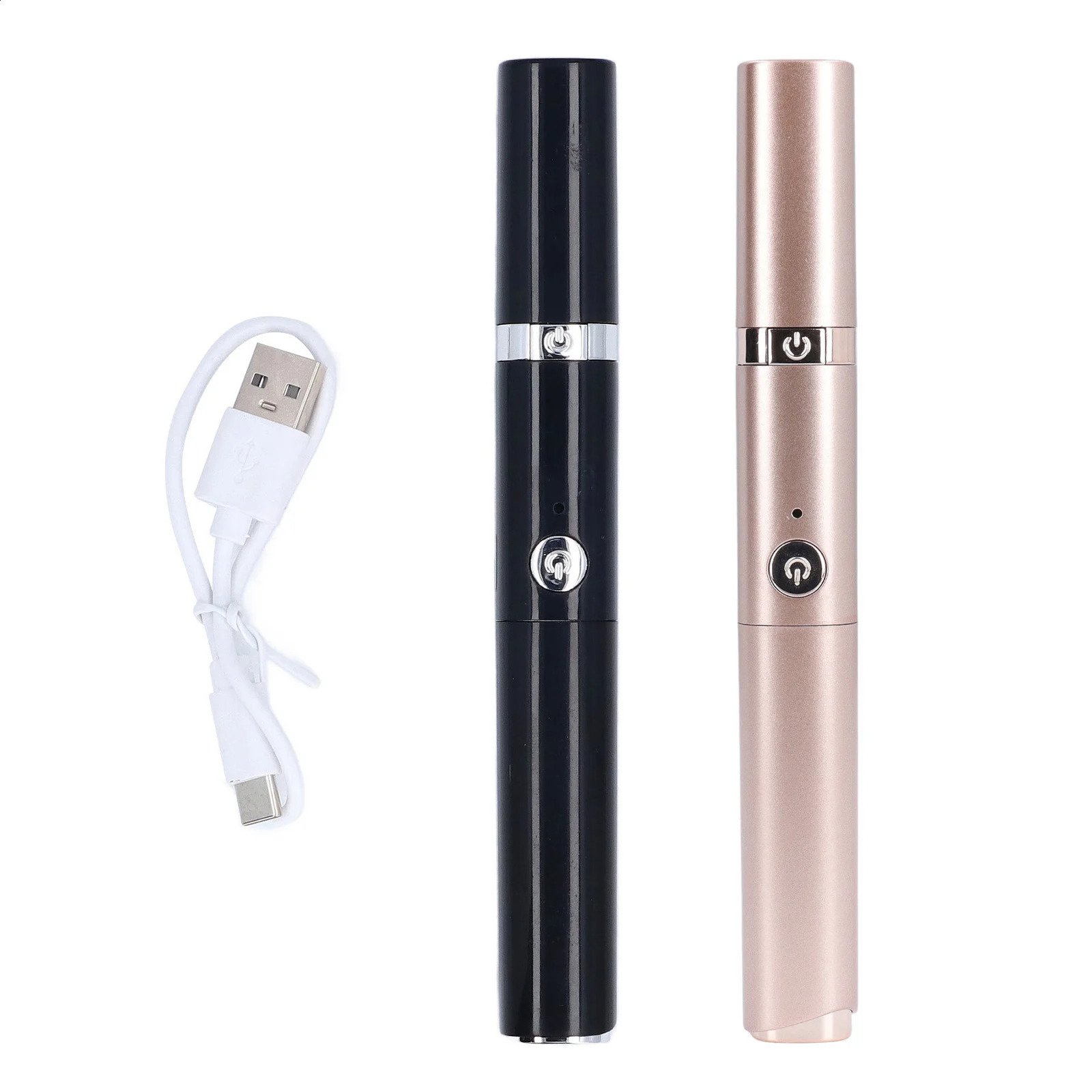 Electric Eyebrow Trimmer Electric Lash Curler Slim Selectable Temperatures 10mAh Battery Nose Hair Trimming Portable for Home 241226