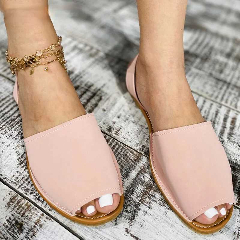 High Quality Comfortable Fashion Beach Woman Sandals Women Flat New Ladies Luxury Summer Low Shoes Without Heels Female Casual Footwear T241227