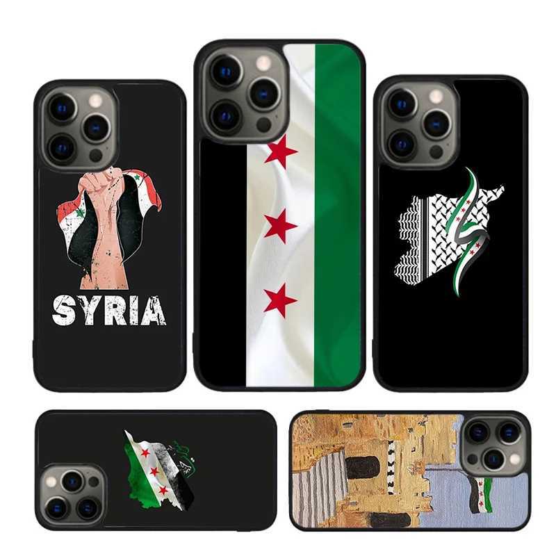 Flag Syrian Revolution Phone Case Cover For iPhone 16 15 14 plus XS XR 11 12 mini 13 pro max coque Shell Fundas Z250207