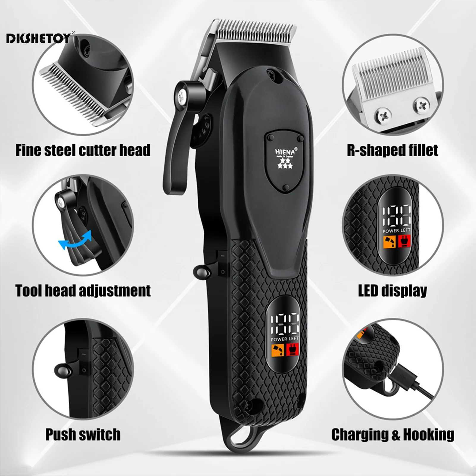 Professional hair cutting machine Electric Hair Trimmer set for men usb Rechargeable Barber hair clippers Wet And Dry haircut W241227