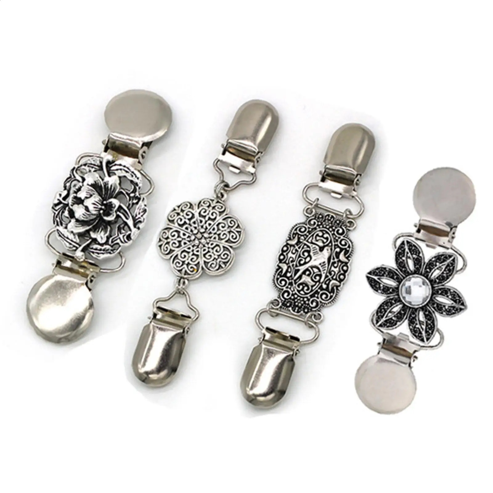 Shawl Chain Clips 8 Styles Fashion Cardigan Shawl Dresses Elegant Sweater Clips 241227