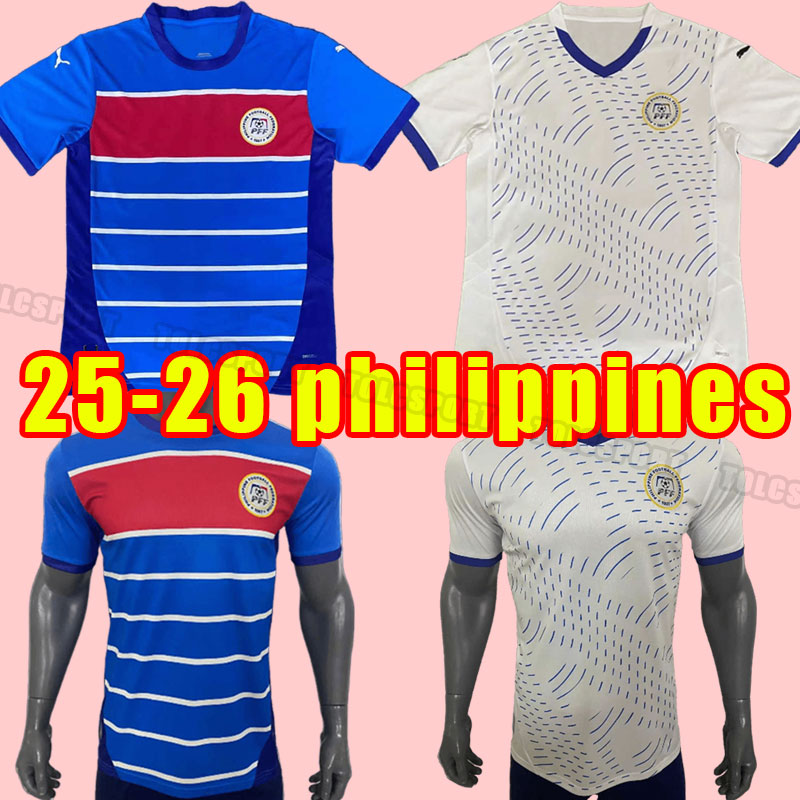 2025 Philippines Soccer Jerseys 25/26 #8 OTT #1 Etheridge Azkals Patino Palla Woodland Silva Villanueva 2024 national team Football Shirt men uniforms home away