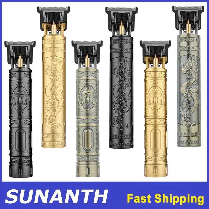 7pcs T-Blade Electric Hair Clipper Cordless USB Rechargeable Shaving Trimmer With Guide Comb For Personal And Stylist Use W241227