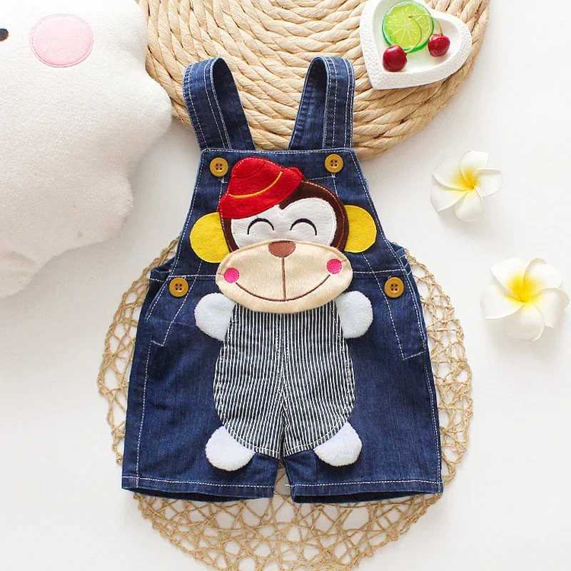 Summer childrens pants baby boy clothing shorts Trousers toddler clothing childrens clothing denim shorts jeans Dungarees W241227