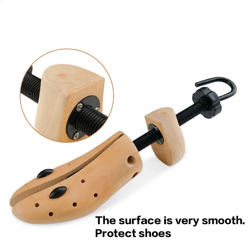 High Quality Wooden Shoe Trees Adjustable Shape For Women Men Wood Shoes Tree Professional Shoe Stretchers Extender Keeper241226