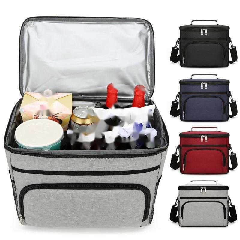 Thick Insulation Bag Outdoor Insulation Ice Pack Ice Pack Picnic Bag Large Capacity Bento Bag Rice Box Mouth Handbag 240920