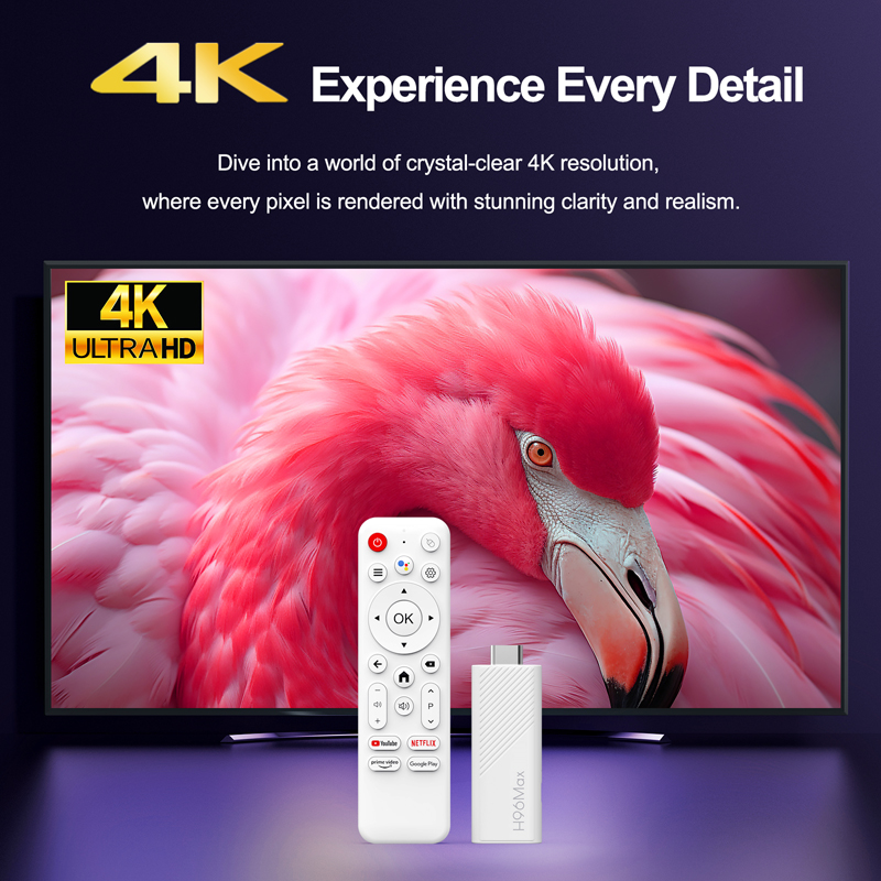 H96 MAX H313 TV Stick Android 14 Allwinner H313 Smart TV Box Google Voice Assistant 2GB 8GB 16GB Wifi6 BT 4K HD Media Player