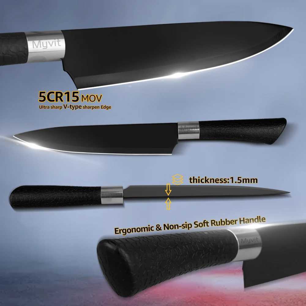 Home>Products>Kitchen Knives>Stainless Steel Knives>Black Blades>Kitchen Knives Y241227