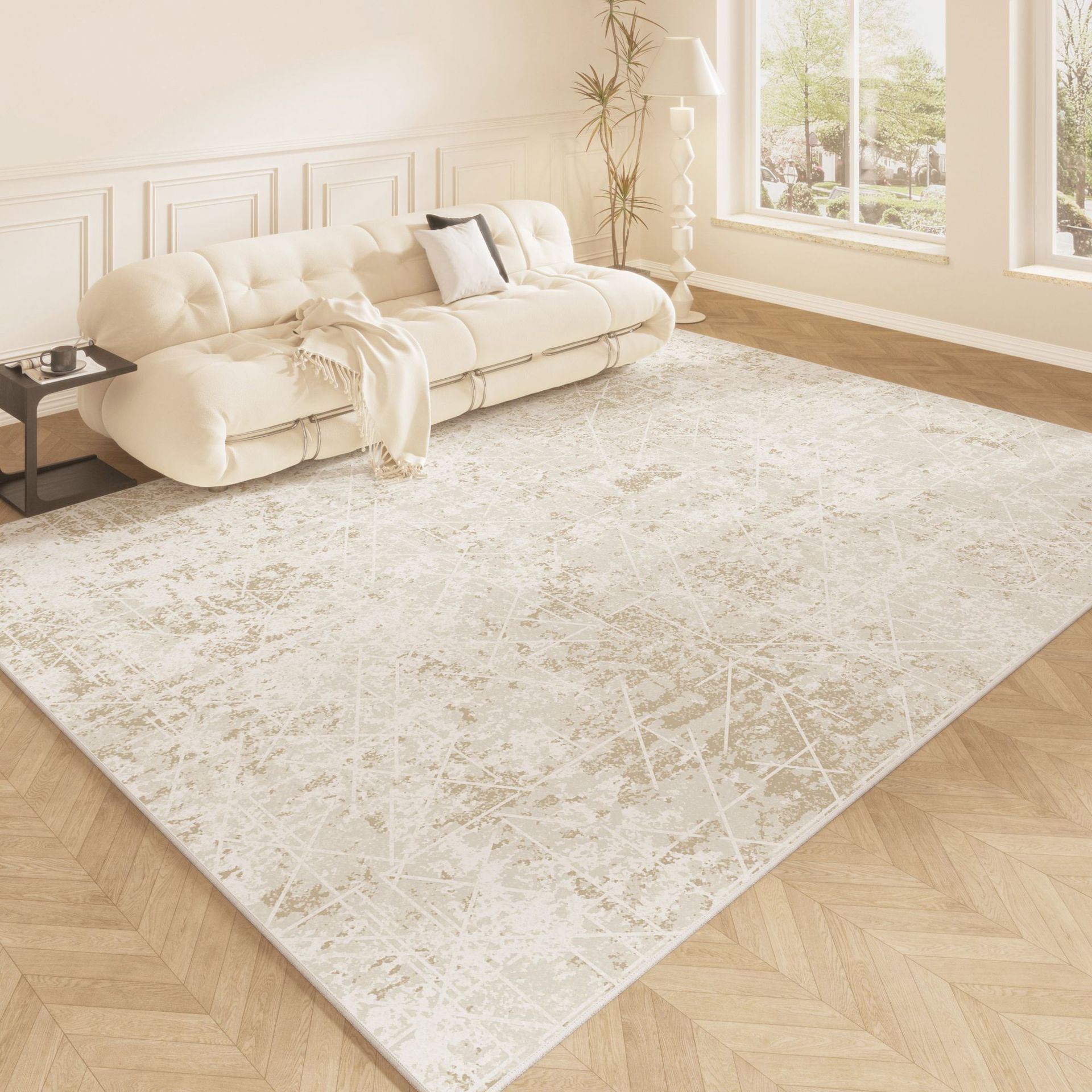 4733-55-Home Decor Full Spread Sofa Coffee Table Blanket Bedroom Bed Mat Large Size