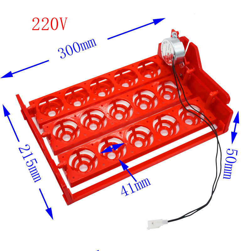 15 Eggs Incubator Egg Tray Automatic Incubator Egg Tray Automatically Turn The Eggs Poultry Incubation Equipment 1pcs