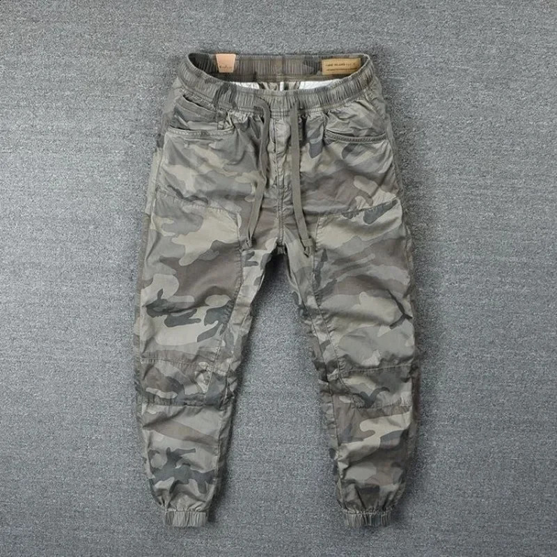 Male Trousers Camouflage Regular Fit Hiking Mens Cargo Pants Camo Winter Korean Outdoor Oversize Slacks est Baggy In 241226