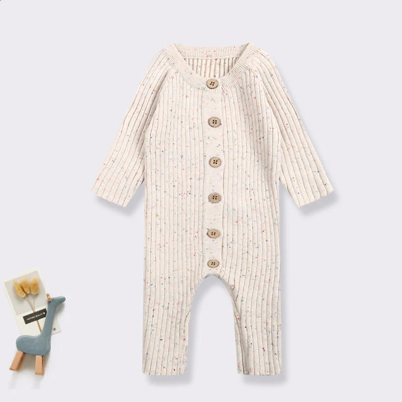 Autumn Infant Baby Girls Boys Knitted Jumpsuit Toddler Baby Girl Boys Long Sleeved Knitting Romper Children Clothes 241226