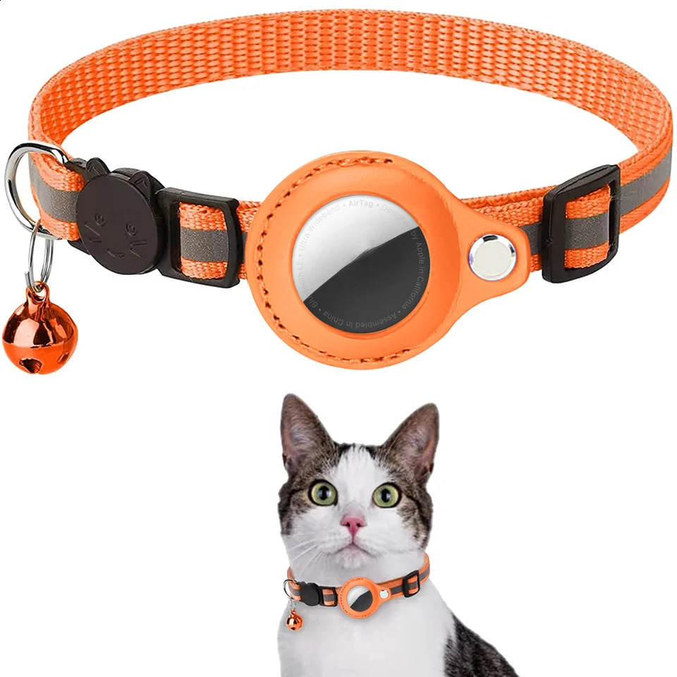 Cat accessories nylon reflective adjustable heavy-duty training air cat collar 241225
