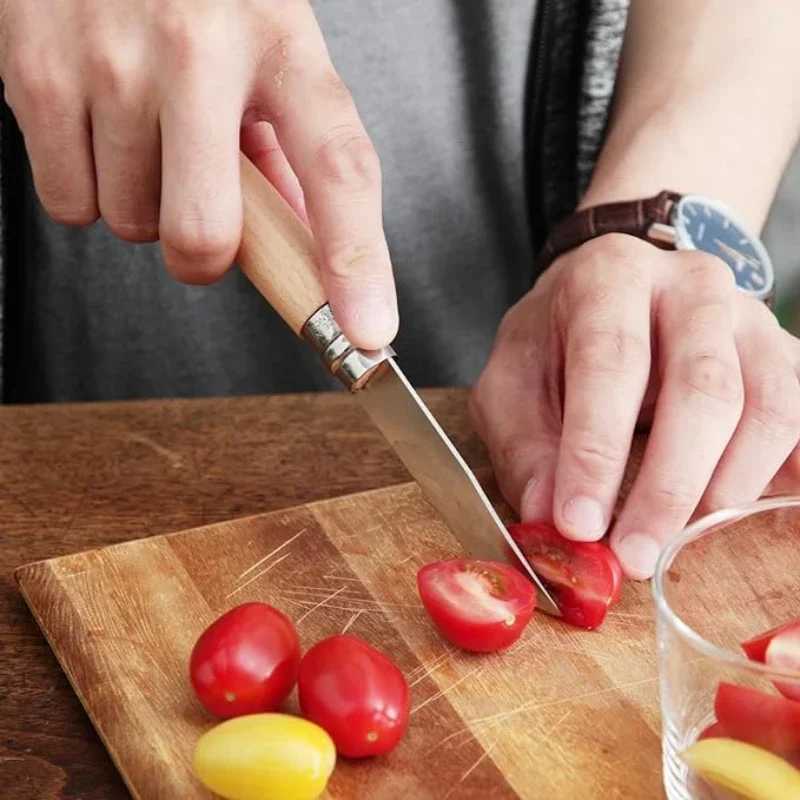 Folding Fruit Knife Outdoor Camping Portable Folding Knife Tool Household Peeling Stainless Steel Sharp Fruit and Vegetable Knife Y241227