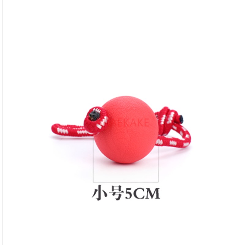 Dog Bite Training Solid Large Rubber Elastic Ball Interactive Teeth Grinding Toy Dog Training Ball Bite Ball