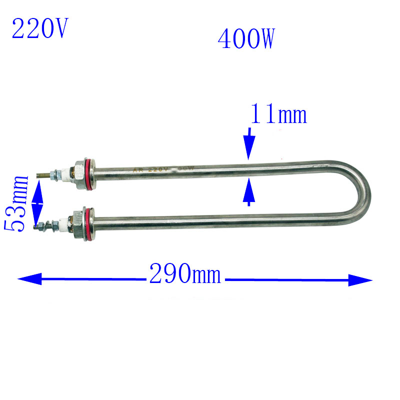 1pcs Incubator Humidification Tube 200W/300W/400W Metal Material Household Incubator Accessories Poultry Breeding Equipment