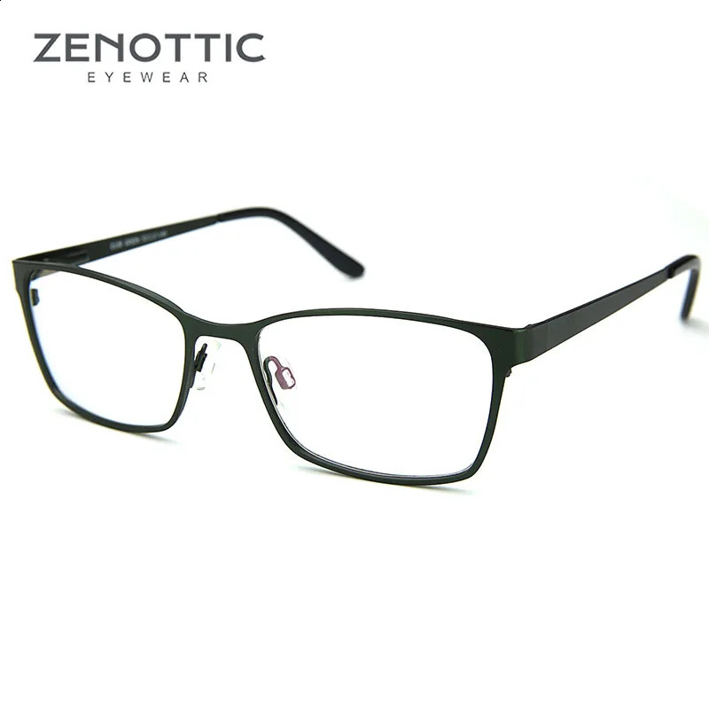 ZENOTTIC Fashion Alloy Optical Glasses Frame for Women Men Prescription Eyewear Frames 241227