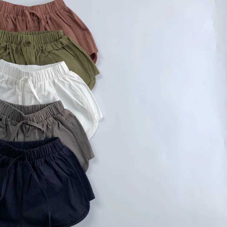 Korean Style New Summer Kids Clothes Baby Boys Pure Color Shorts Casual Children Shorts W241227