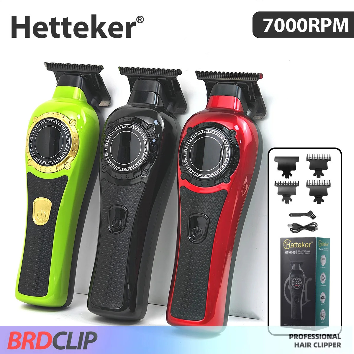 Professional Hair Salon Sculpt Line Electric Hair Trimmer Oil Head Push LCD Digital Display Hair Clipper Mens Barber Machine 241226