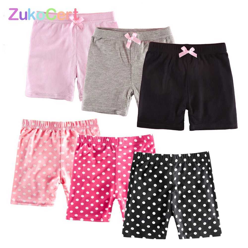 2pc Summer Kids Girls Shorts Cotton Safety Pant Underwear Girls Briefs Short Beach Pants Kids Girls Short Leggings For 3-10 Year W241227