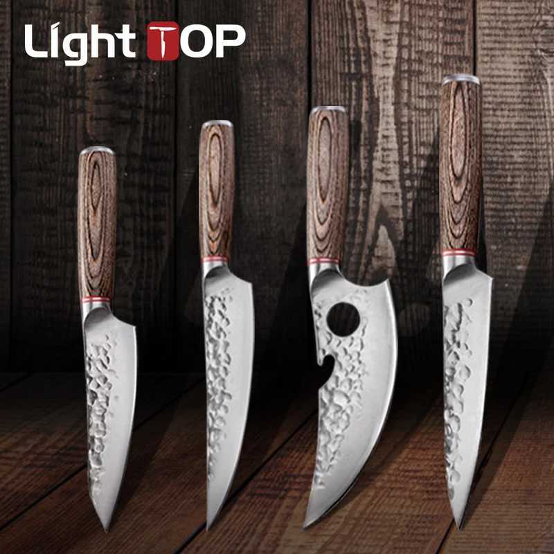 Kitchen knife forging hammering professional but practical stainless steel knife for cutting fruits and meat Y241227