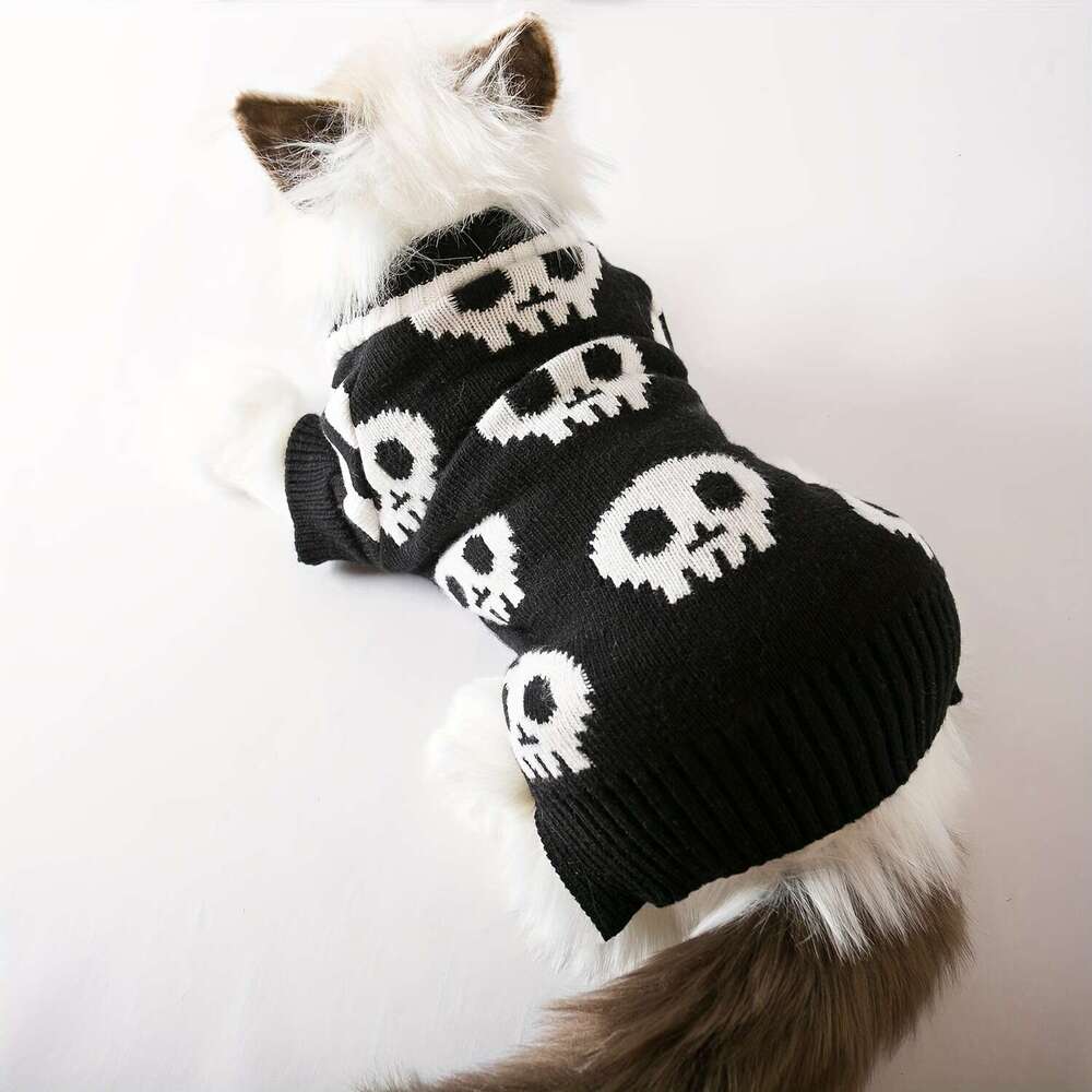 Cozy Knit Winter Dog Sweater - Warm Pullover Pet Apparel for Small to Medium Breeds, hine Washable