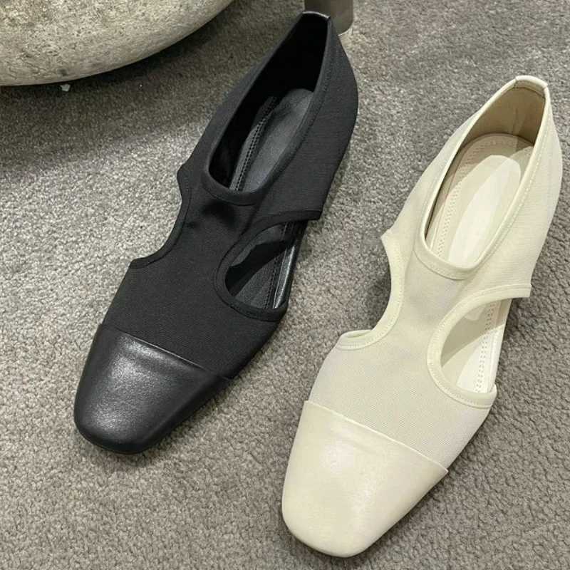 High Quality Womens Shoes Closed Toe Womens Sandals FAshion Cover Heel Daily Sandals Women New Solid Flat Sandals Zapatos Mujer T241227