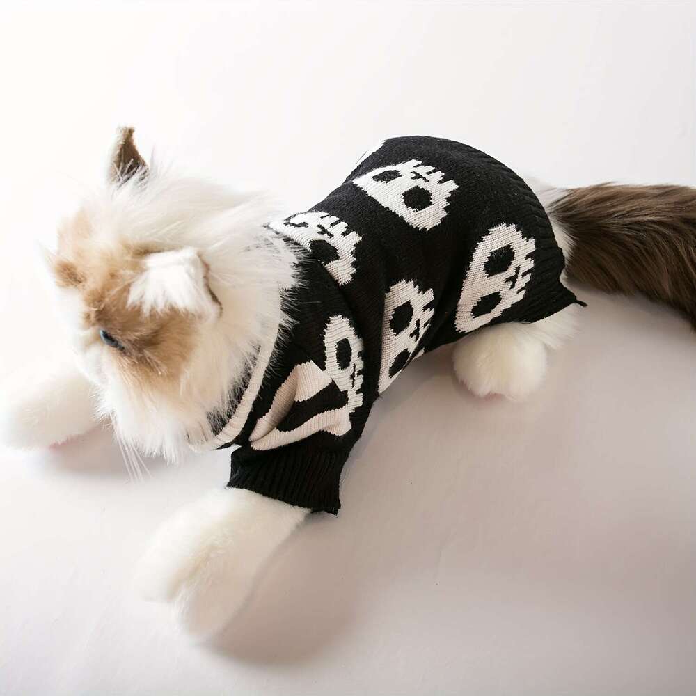Cozy Knit Winter Dog Sweater - Warm Pullover Pet Apparel for Small to Medium Breeds, hine Washable