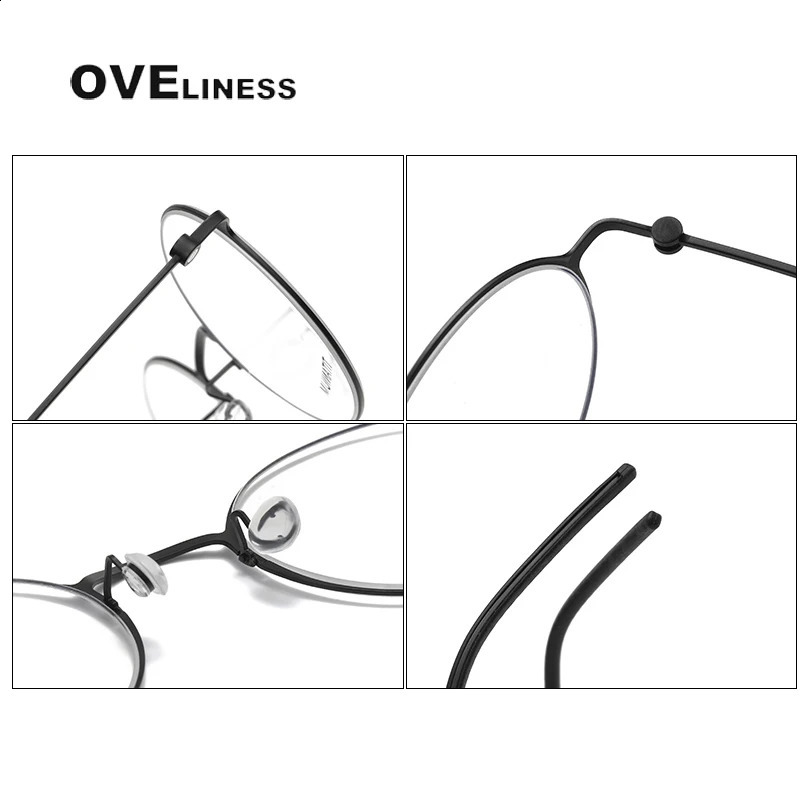 Glasses Frame for Men women Vintage round Myopia Prescription Eyeglasses Frames Optical Korean Eyewear 241227