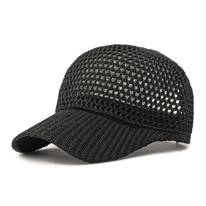 Baseball Cap For Women Summer Hollow Breathable Sun Hats Outdoor Sports Mesh Hat Bone Gorras Trucker Cap 241226