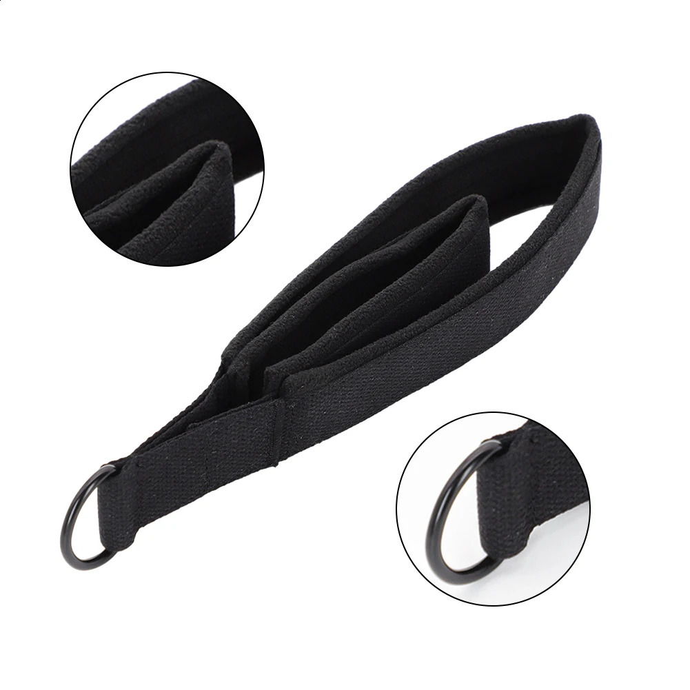 2Pcs Yoga Strap Elastic Double Ring Ankle Pilates Cord with Adjustable Buckle Exercise Straps MultiPurpose for Home Gym Workout 241216