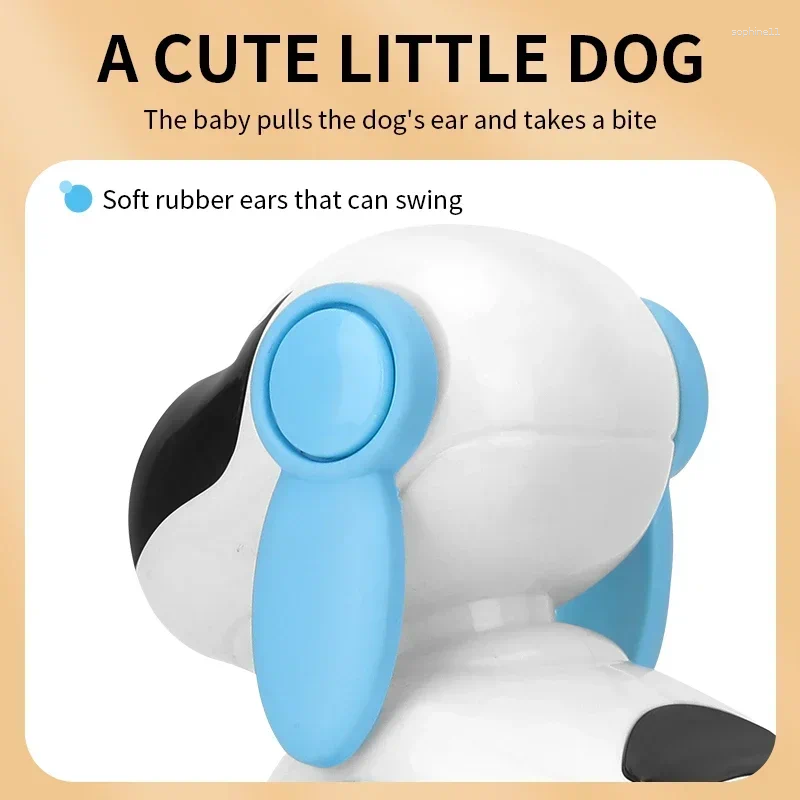 Update Robot Electronic Dog Stunt Walking Dancing Toy Intelligent Touch Remote Control Electric Pet For Children's Toys